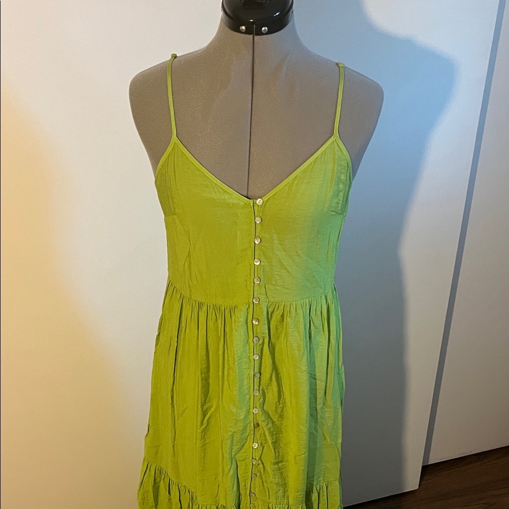 H&M Lime Green Maxi Dress